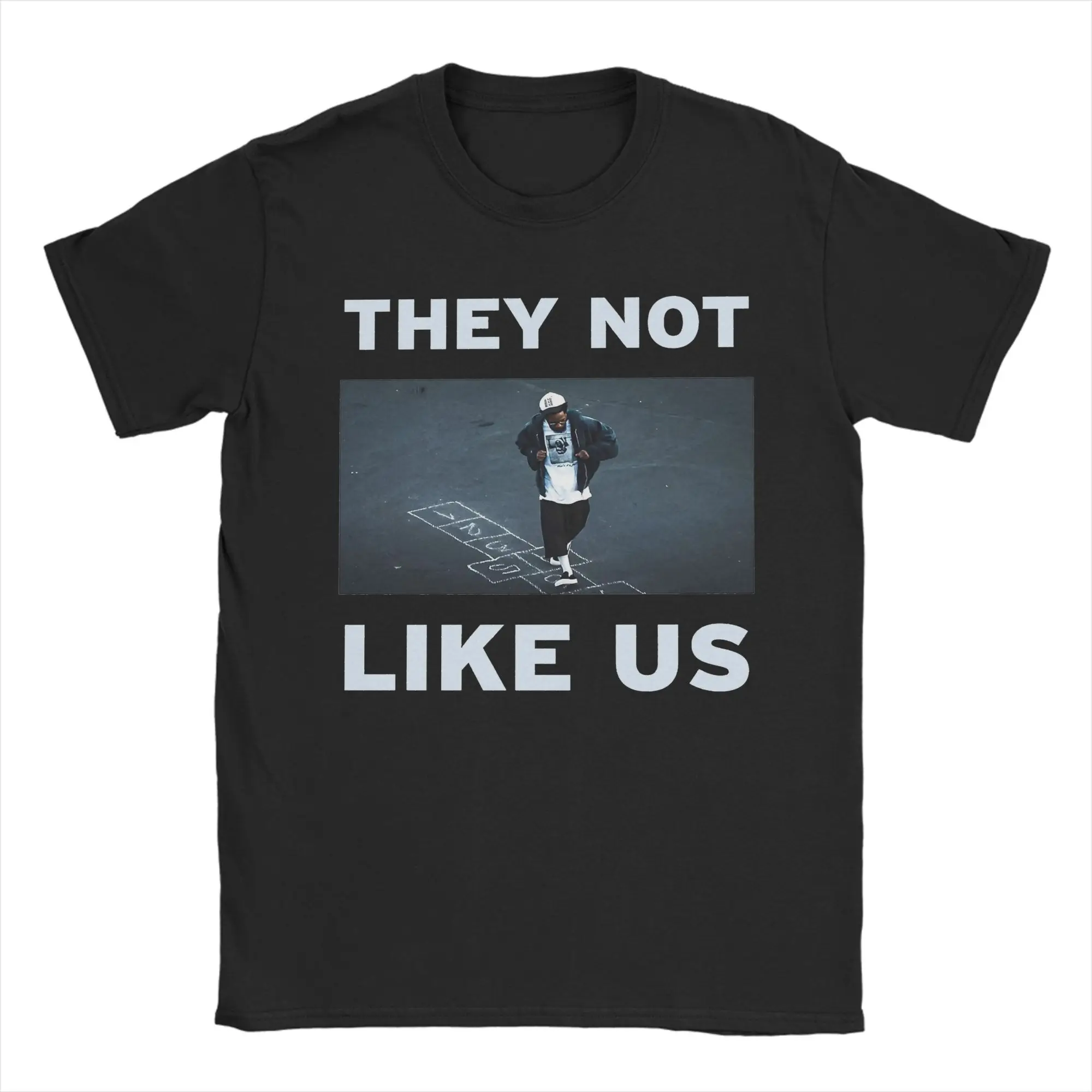 They not like us Kendrick Lamar Outfit Unisex T Shirt 100% Cotton Tee Graphic Printed  T-shirt Clothing