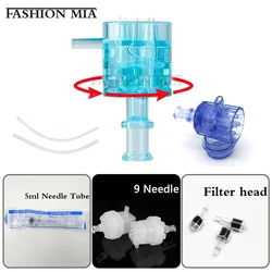 5/9 Pins Needle Tips for EZ mesotherapy Gun Replacement Skin Care Device Parts Negative Pressure Filter&Tube