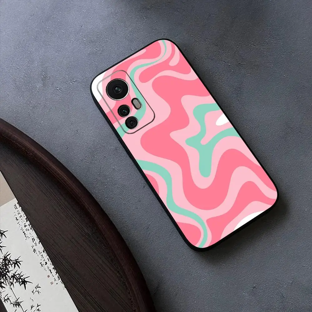 Abstract Swirl Pattern for Xiaomi Redmi Note 13 14 10 12 Pro POCO X5 F4 F5 Pro 12 13 11T Lite Ultra Fundas Cover