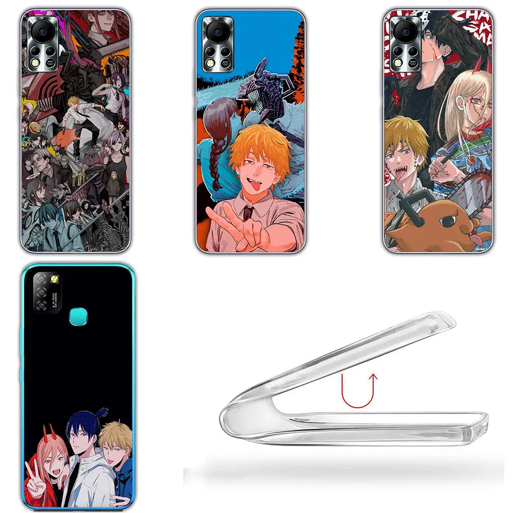 Chainsaw Man Gir Denji Makima Cover for Motorola Moto Edge 40 Pro 30 neo 20 Fusion Ultra G200 E22 E40 E30 E22I Casing Phone Case