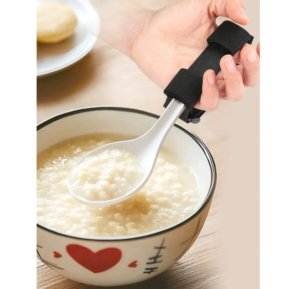 Ergonomic Hand Tremors Eating Utensils Adjustable Easy Grip Adaptive Utensils Non Slip Utensils Tools Holder Elderly