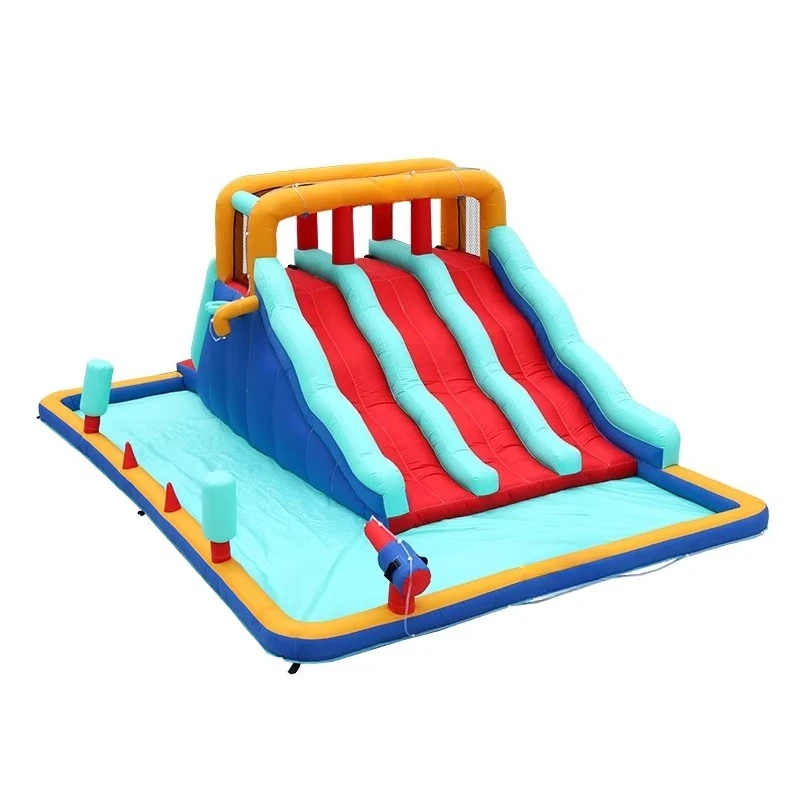

Water slide inflatable castle, indoor small household trampoline, outdoor large