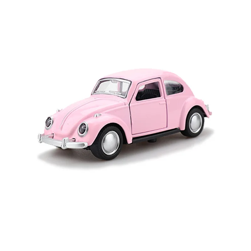 Alaşım araba modeli Beetle nostaljik araba kapı açılış kuvveti oyuncak araba kek dekorasyon taşıma aksesuarları ev dekor