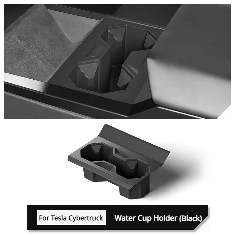 

Cup Holder for Tesla Cybertruck 2024 Central Control Water Cup Limiter Silicone Cup Cover for Cyber Pickup Truck Car Accessories