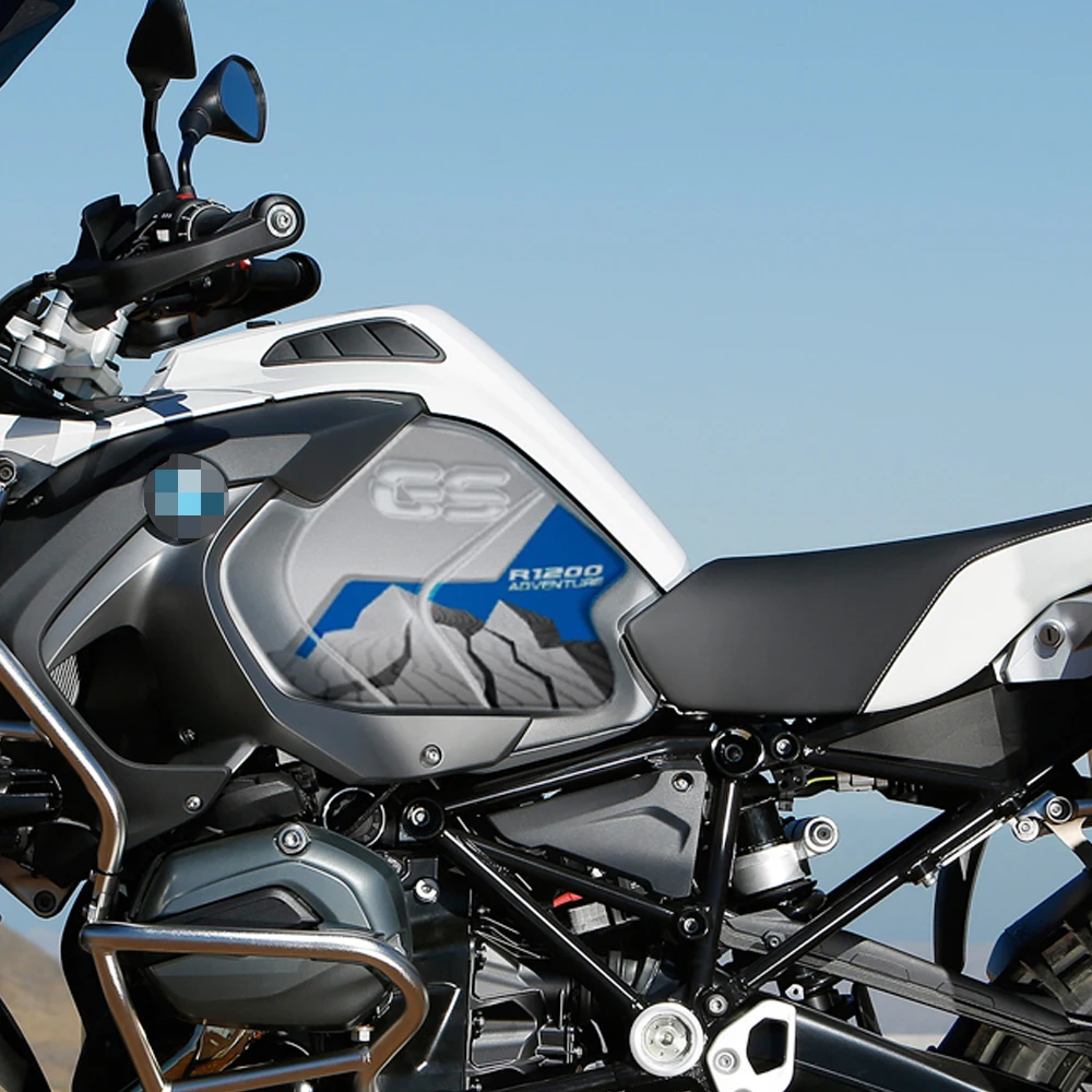 For BMW R 1200 GS ADV 2018-2023 3D Resin Sticker Waterproof Scratch-Resistant Motorcycle Side Tank Pad Protective Sticker