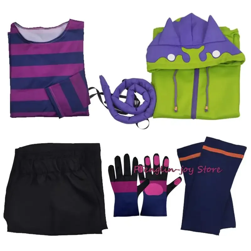 Новый костюм аниме SK8 The Infinity 2021, Chinen Miya SK Eight, косплей, вечерние костюмы на Хэллоуин, куртка, перчатки с хвостом ❤ ❤ dd