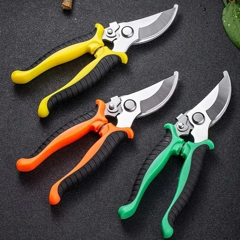 Professional Pruner Garden Scissors Sharp Bypass Pruning Shears Hand Clippers Tree Trimmers Secateurs for Garden Beak