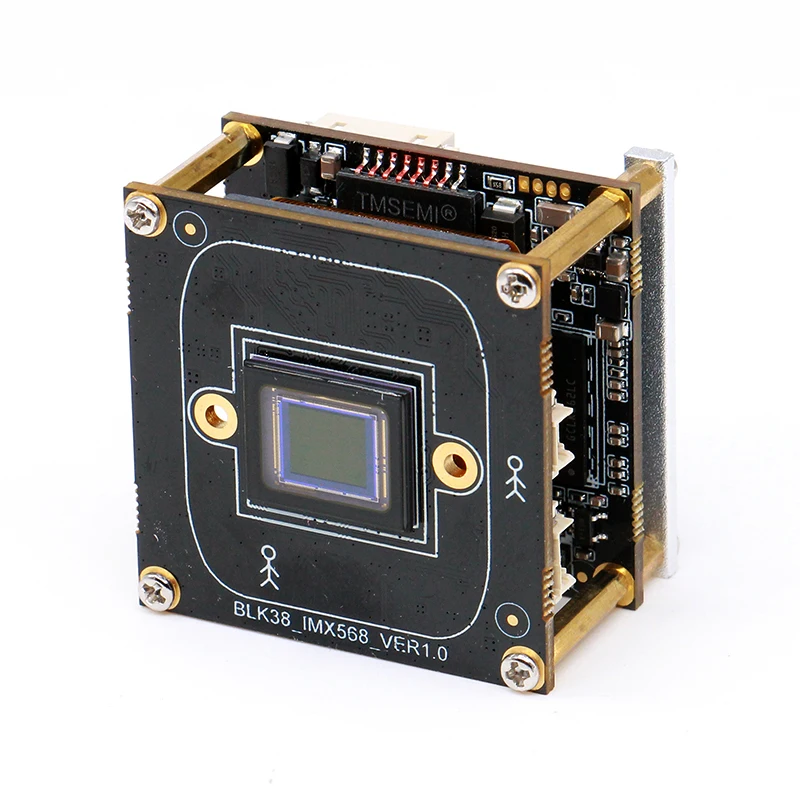 

5MP 30fps Global Shutter IP Camera Module Pregius s IMX568+Hi3516DV500 Custom Development ISP CCTV Camera PCB Board SIP-K568D5