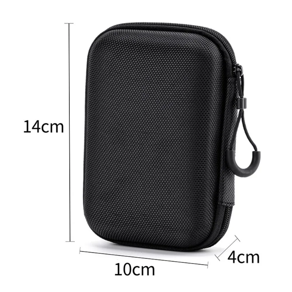 New Hard Shell EVA Storage Box Black Portable Pouch Carrying Bag Mini Small Bag Digital Accessories