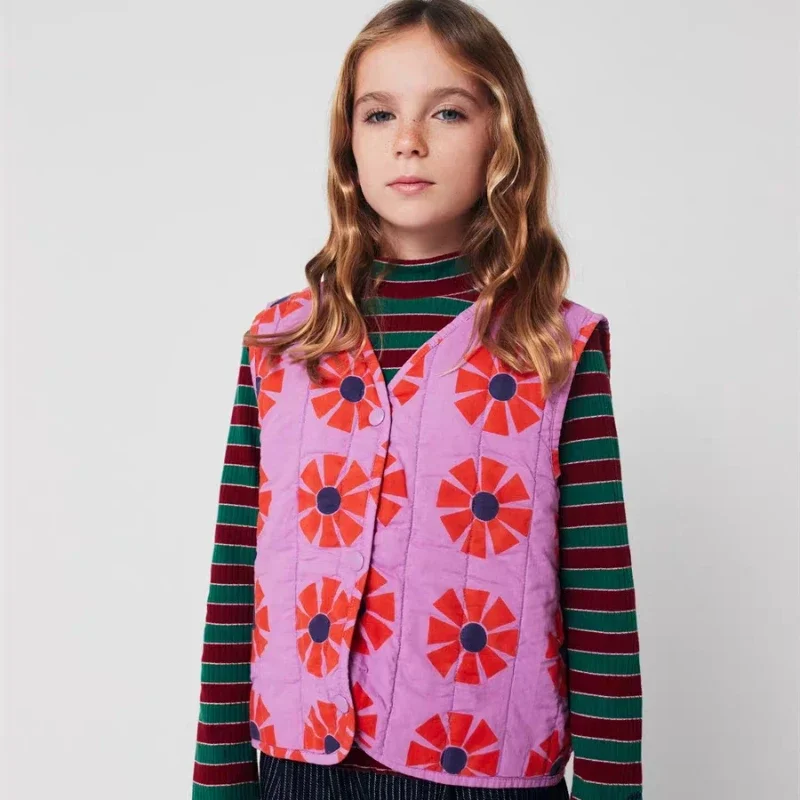 جاكيت أطفال طفلة ملابس الشتاء BC العلامة التجارية طفل الفتيان القطن معاطف الصوف الدافئة بلوزات على الموضة الكرتون سترة الأطفال أبلى