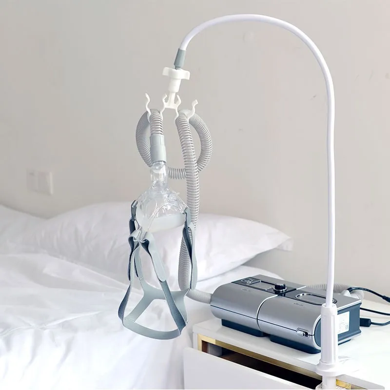 

CPAP Hose Holder Hanger for Preventing Tube Leakage and Adjustable and Sturdy Ventilator Accessories
