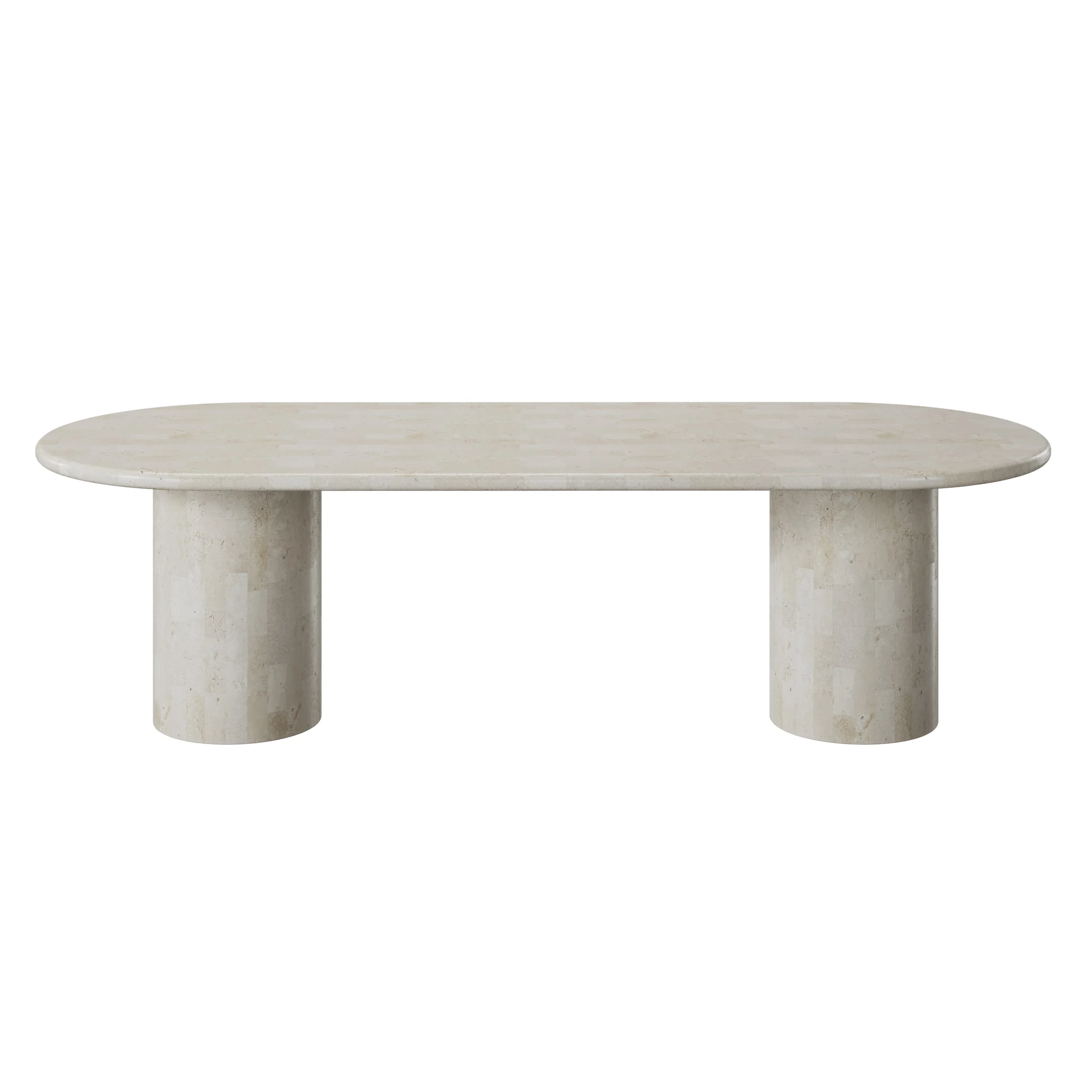 Dining Table Natural Marble Round Table Elegant Luxury