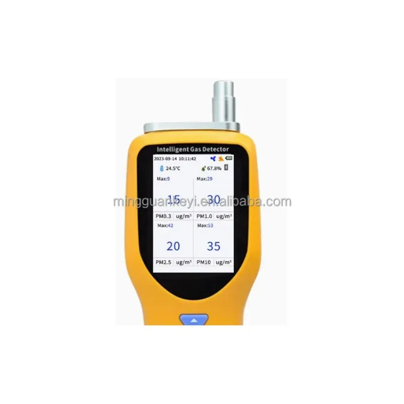 

6-Channel Portable Gas Detector with Laser Dust Sensor | CO NO Analyzer & Particle Counter | 6-Channel Air Quality Monitor