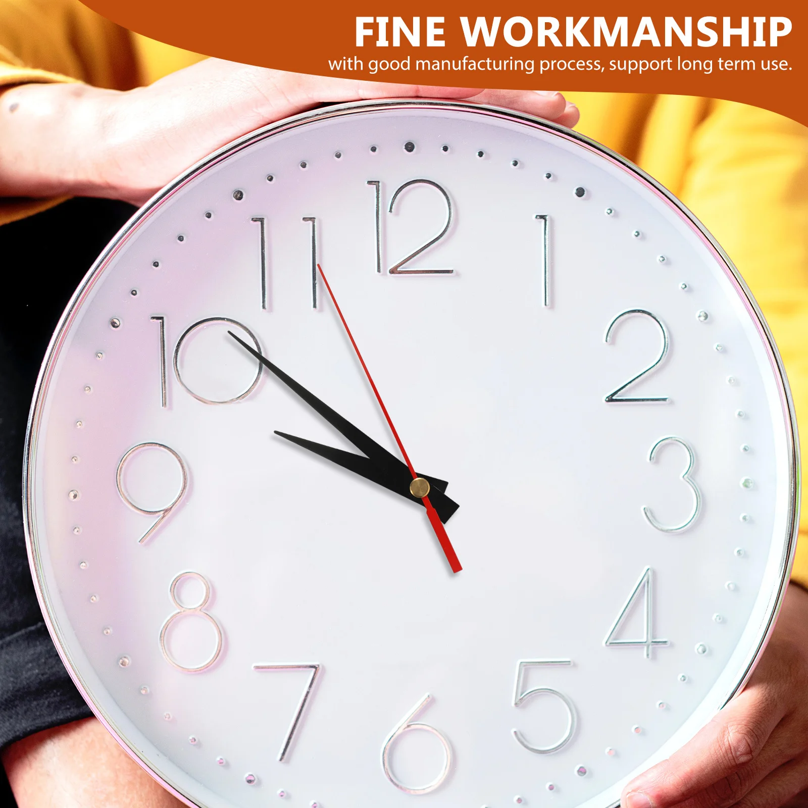 

2Sets Wall Clock Mechanism Replacement Kit Durable Plastic DIY Clock Movement Repair Parts Easy Install