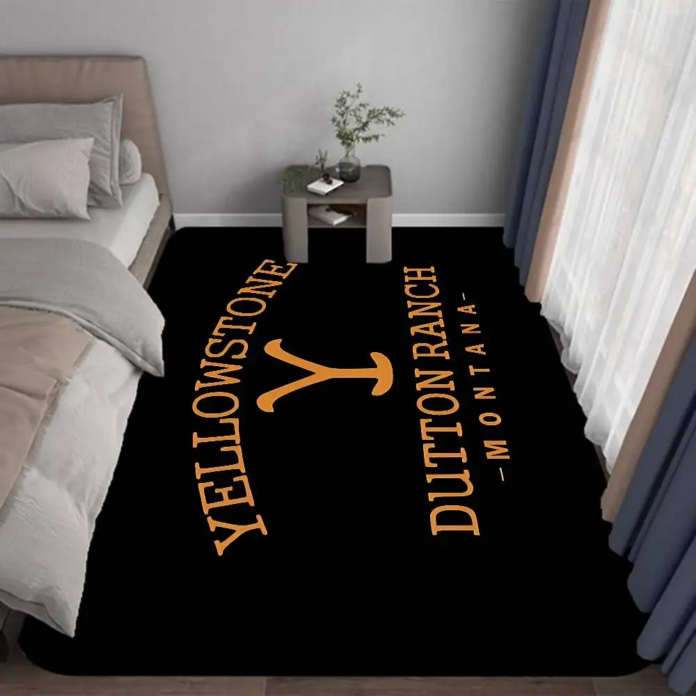 Y-Yellowstone D-Dutton Ranch Hallway Carpet INS Style Soft Bedroom Floor House Laundry Room Mat Anti-skid Bedside Area Rugs
