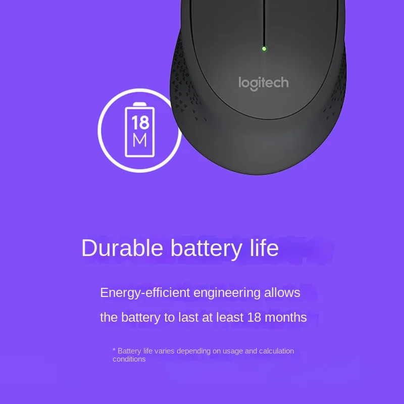 로지텍 무선 마우스 컴퓨터 노트북, 사무실, 가정, 에너지 절약형 도매에 적합, M275, M280
