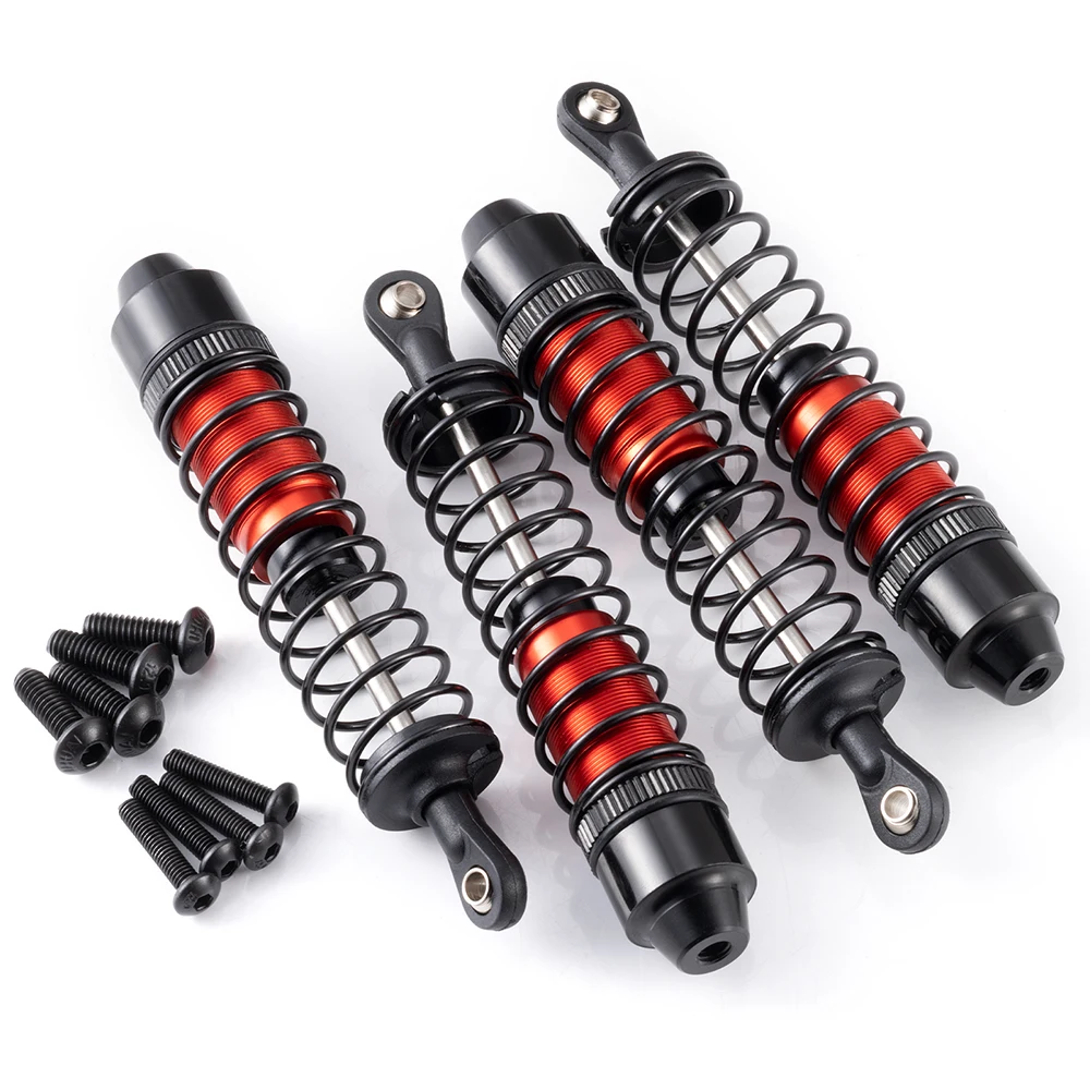 YEAHRUN 1 مجموعة الأمامية والخلفية سبائك الألومنيوم امتصاص الصدمات ل Tamiya علب الاغذية 1/12 RC شاحنة كبيرة ترقية أجزاء الملحقات