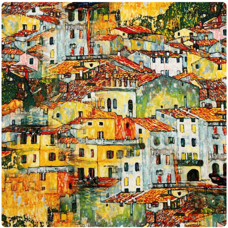 

Colored Building Print Pure Cotton Fabric, Handmade DIY, Garment, Dress, Table Cloth, Notebook Sewing Cloth, M82