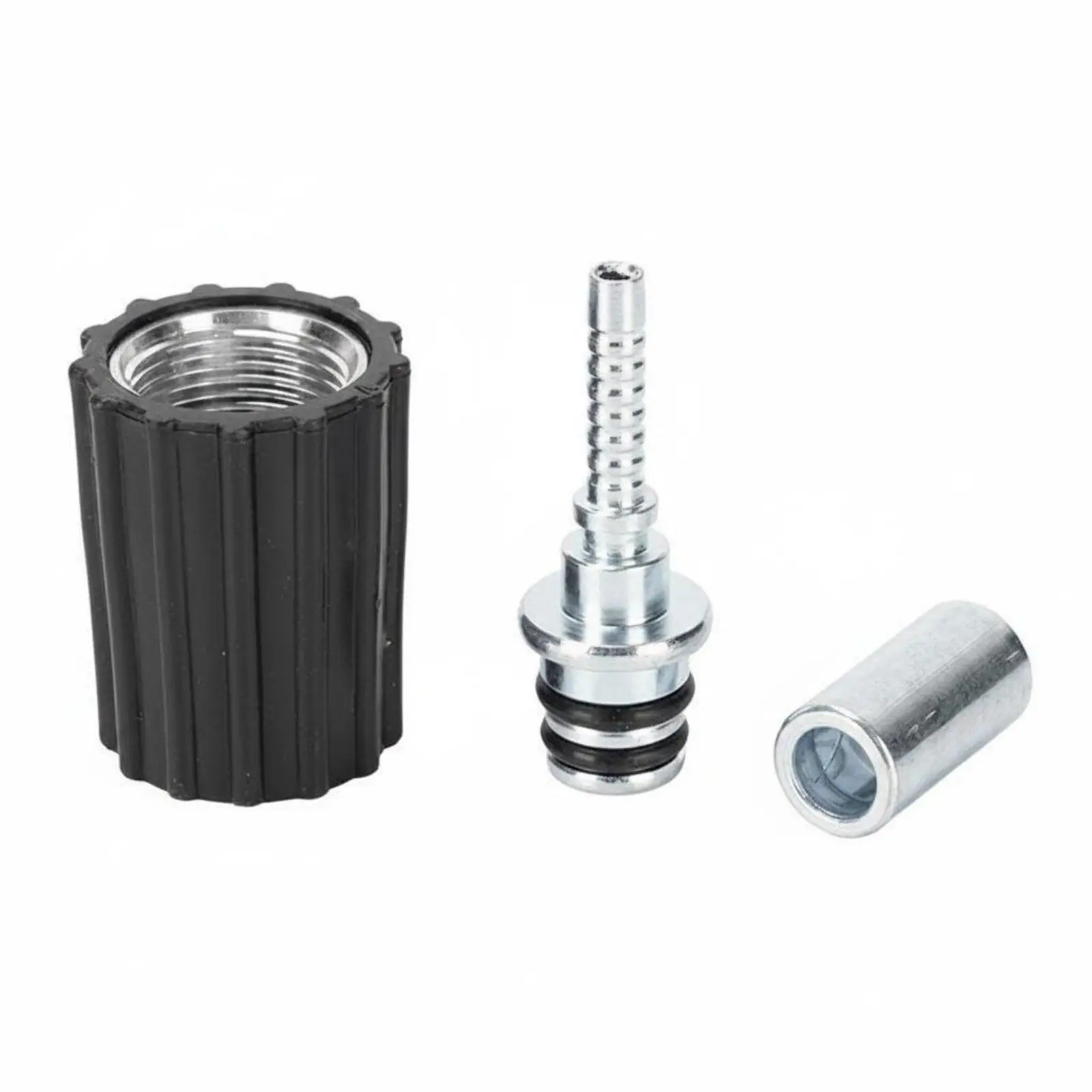 Car Washer Hose Pipe Fitting Pressure Washer Hose Insert Fitting Quick Fixing Car Wash Machine Pipe Joint for DIY Enthusiasts,