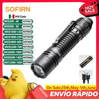 Sofirn SC28 Powerful Light Tactical XHP50B HD Rechargeable Flashlight 2800 Lumens Lantern EDC Torch IPX8 for Hunting Fishing