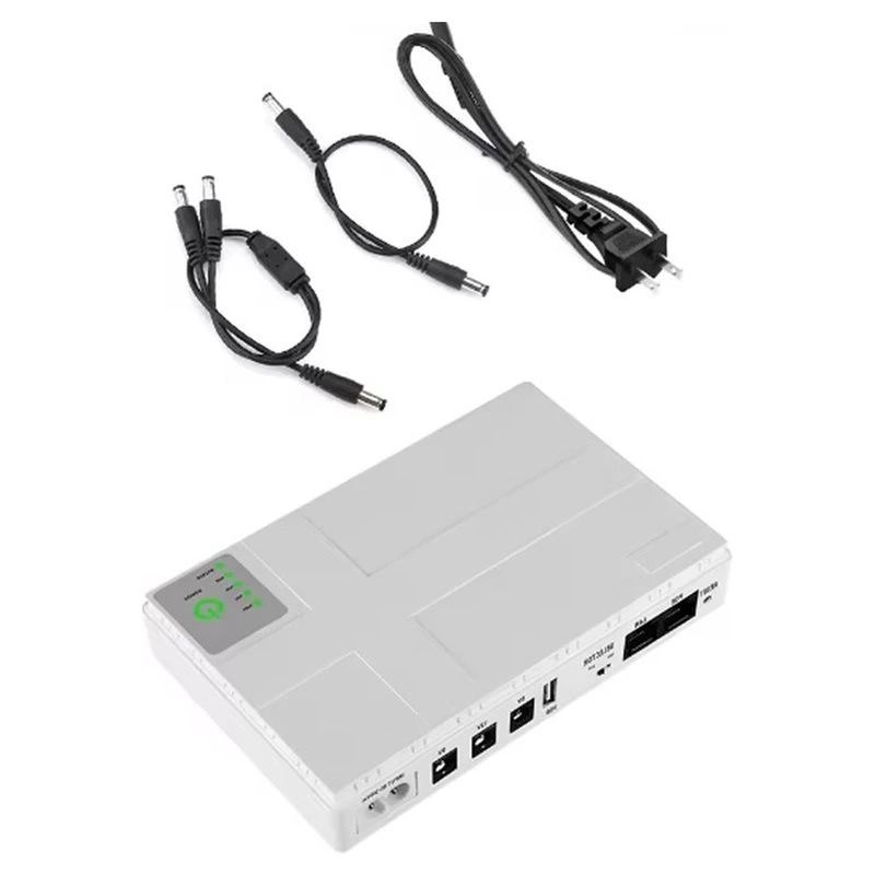 A46U Portable Mini UPS Power Bank With Multi-Output POE Supports Devices Such As Routers And Cameras US Plug
