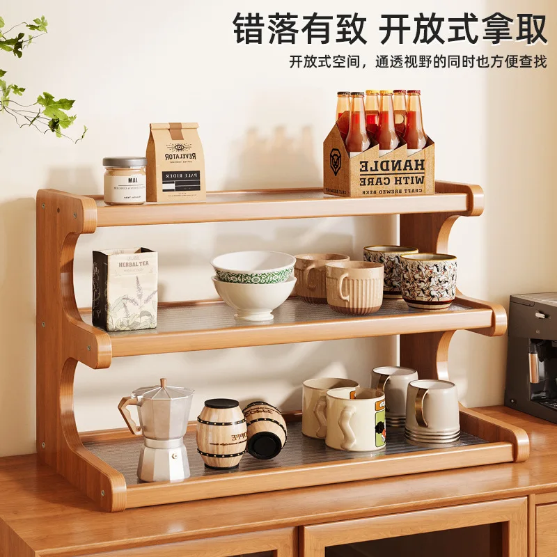 Desktop Cup Storage Shelf Office Desk Finishing Kitchen Storage Shelf Multi-layer Bookshelf