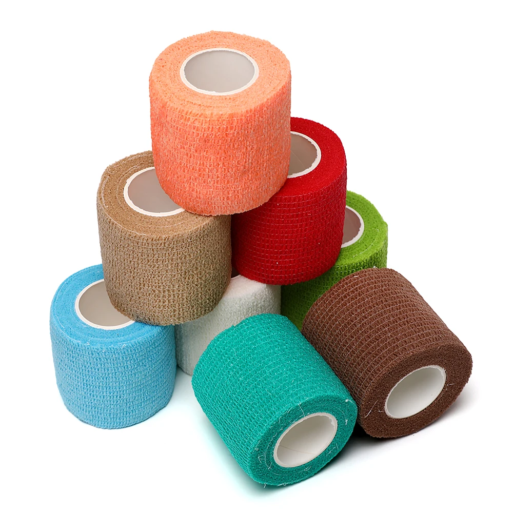 18 colors of 4.8-meter elastic sports self-adhesive bandages, protecting fingers, ankles, palms, and shoulders, knee protection