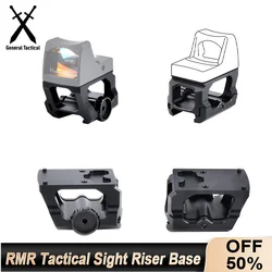 RMR Tactical Visão Riser Base, Metal Mount Base, Red Dot, Fit 20mm Rail, Caça Âmbito, Com o objetivo, Airsoft, POLO 04