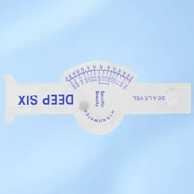 

6 Inches Salt Meter Hydrometer Fish Tank Tester Aquarium Water Gravimeter Saltimeter Specific Gravity Precision Sea