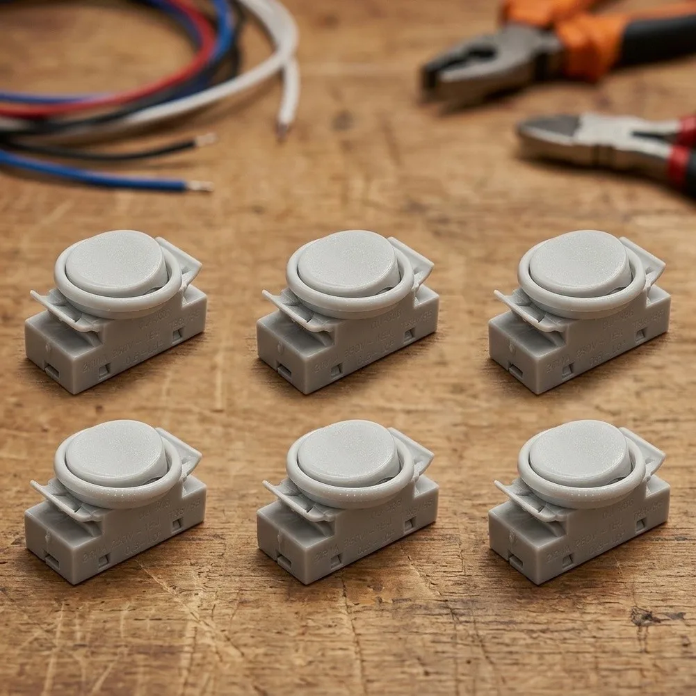 Kitchen Light Switch Rocker Switches Long-lasting Plastic User-centric Design Quick Installation Robust Materials For BJB 43.409