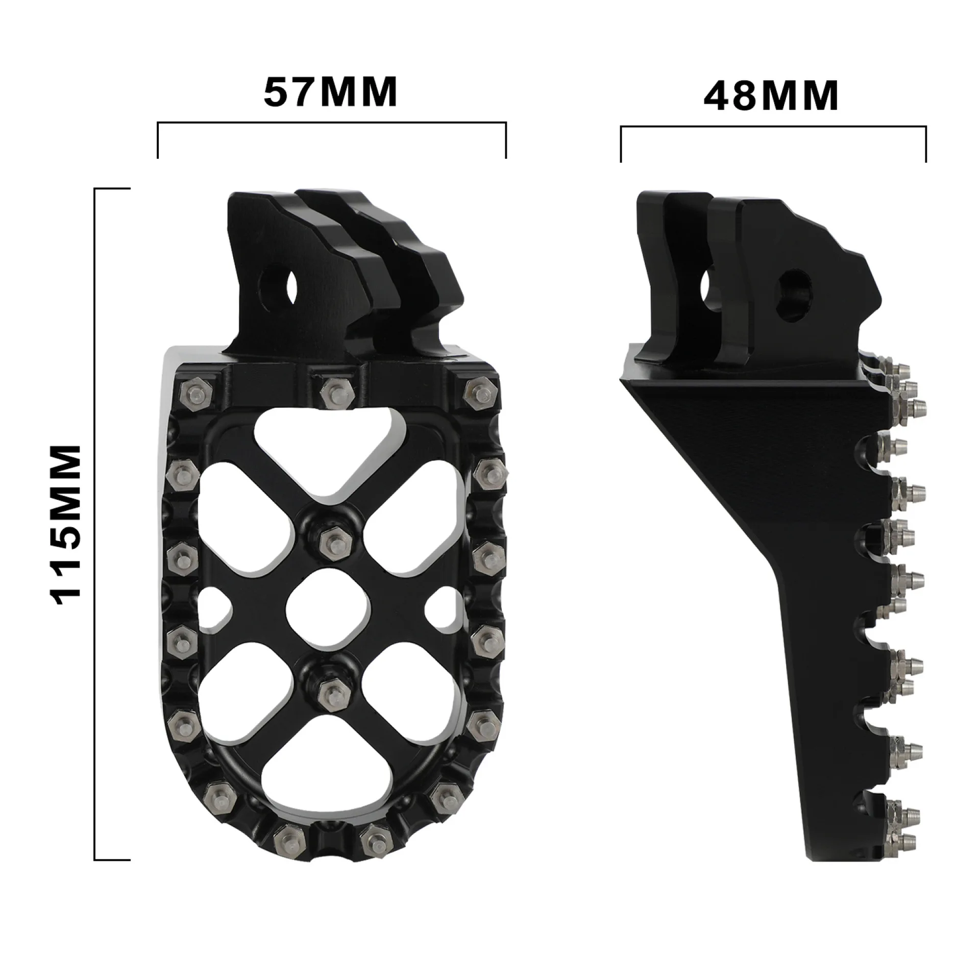 Aluminum Alloy Studded Anti-Slip Footpegs for TALARIA X3/MX3/MX4/MX5 Motorcycles