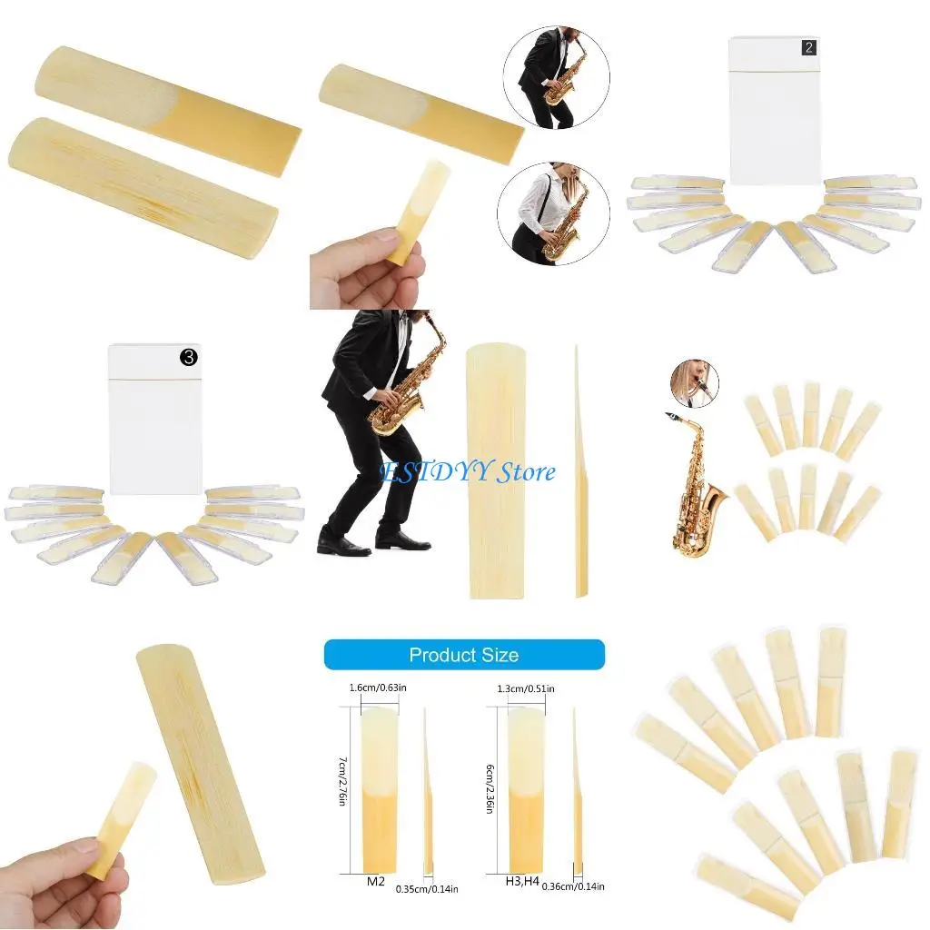 

G6DE 10Pcs Saxophone Mouthpiece Altos/Soprano Saxophone Replacement