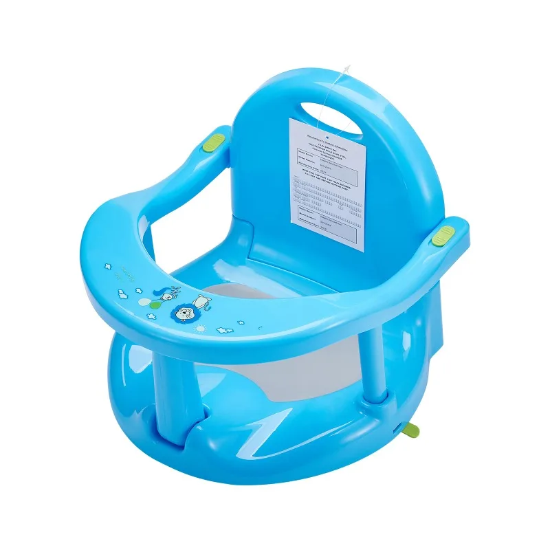 Baby Foldable Bath Seat for Tub Sit Up Infant Toddler Bathtub Seat Safety Baby Shower Chair Bath Tub Seater with Suction Cups view 6