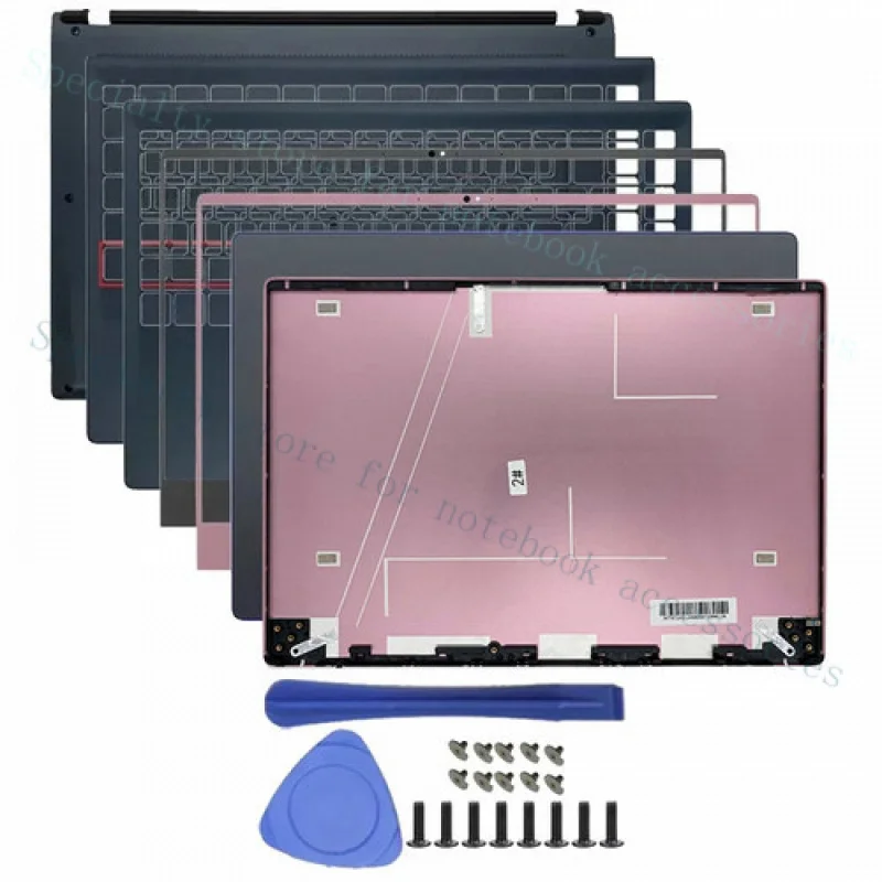 A+ For MSI P14 MS-14C1 MS-14C2 Back Cover/Front Frame/Palmrest/Bottom Laptops Case
