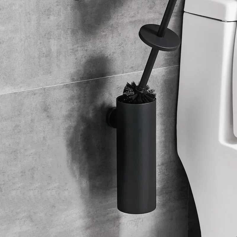 

304 Stainless Steel Toilet Brush Bathroom Wall Hanging Deodorant Toilet Cleaning Brush, Vertical Stand Toilet Brush