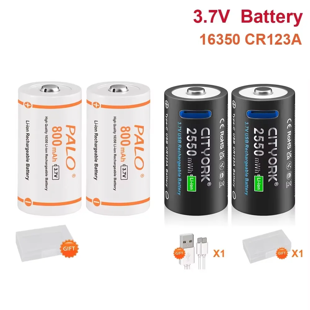 Original CR123A Akku 3,7 V Lithium CR123 16340 16350 CR17345 Batterien Für Laser Stift LED Taschenlampe Zelle Kamera