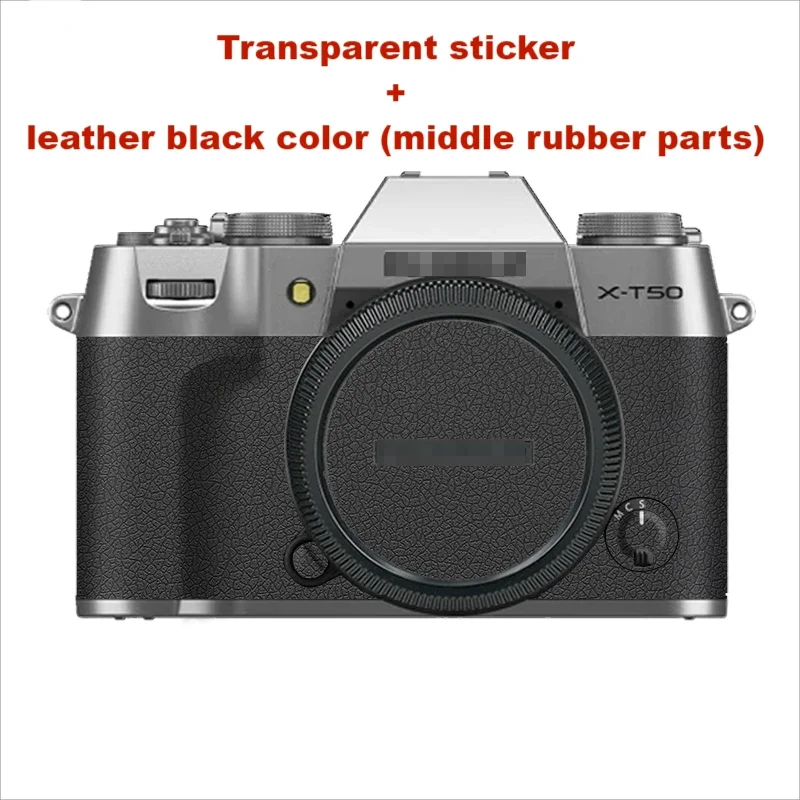 X-T50 Transparante Sticker Beschermlaag Voor Fujifilm Fuji Xt50 Sticker Huidcamera Vinyl Wrap Anti-Kras Beschermende Film