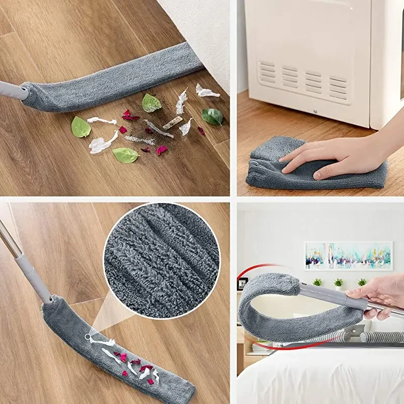 1.35M/2.5M Extendable Duster Long Handle Dust Remover For Furniture Bed Sofa Window Glass Cleaner Household Cleaning Tools - view 3