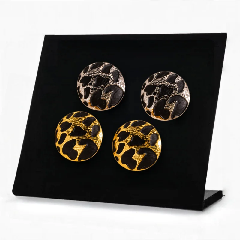 Vintage Leopard Print Statement Earrings Sophisticated Affordable Luxury Niche Earrings Studs Women's Fashion Party Accessories