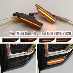 For Mini Countryman F60 2017 2018 2019 2020 Dynamic Sequential LED Side Marker Light Flowing Turn Signal Lamp