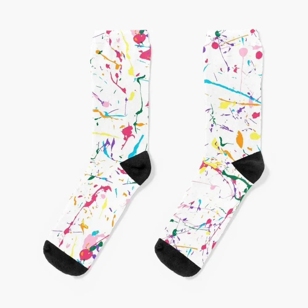 

Paint Splatter Socks custom sports designer brand Boy Socks Women's