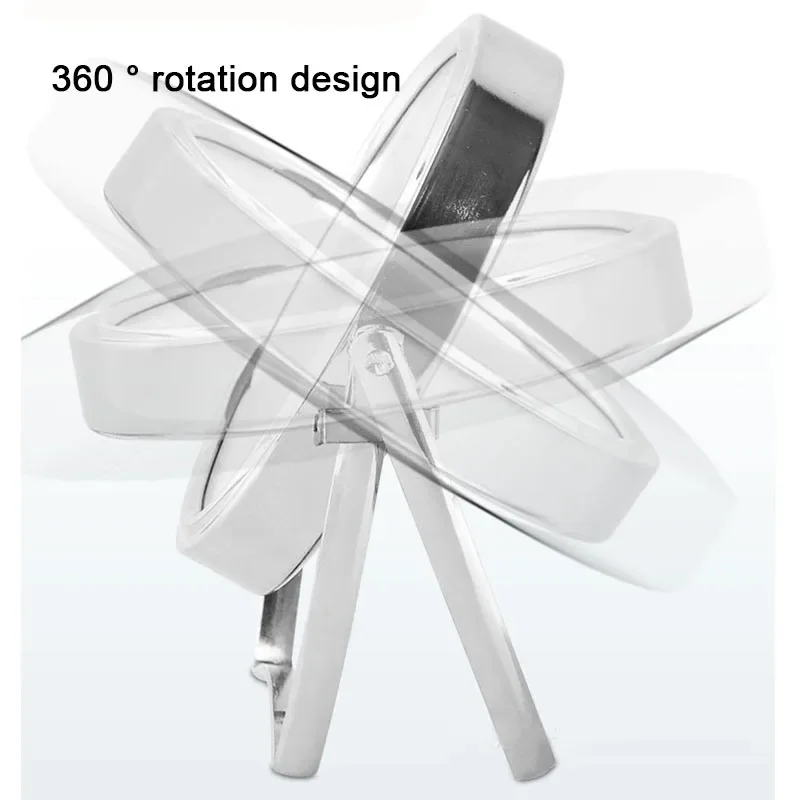 10cm Espresso Shot Mirror 360° Swivel for Bottomless Portafilter Espresso flow rate observation reflective mirror