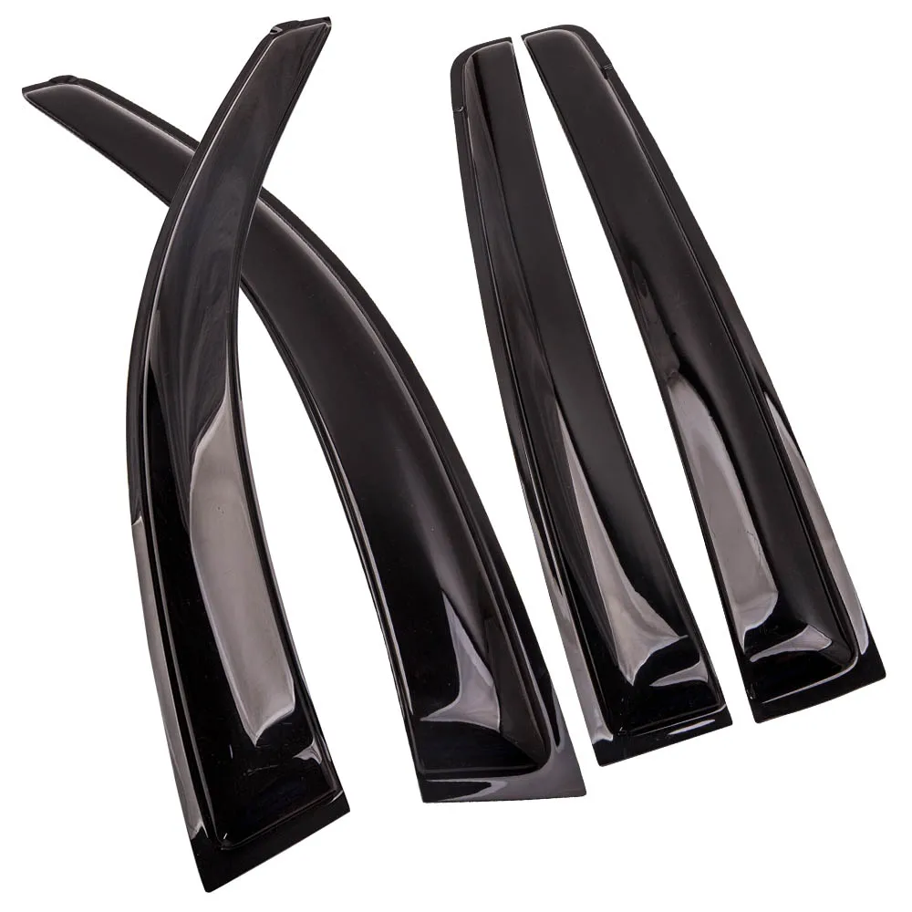 maxpeedingrods Weather Shield Window Visors Weathershield for Mitsubishi Triton MN ML 2005-2014