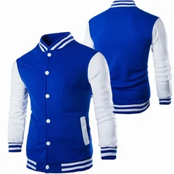 New Mens Baseball Uniform High Quality Street Trend Cardigan Sweatshirts Jackets Sports Casual Clothing Youth Tracksuit Coat y2k