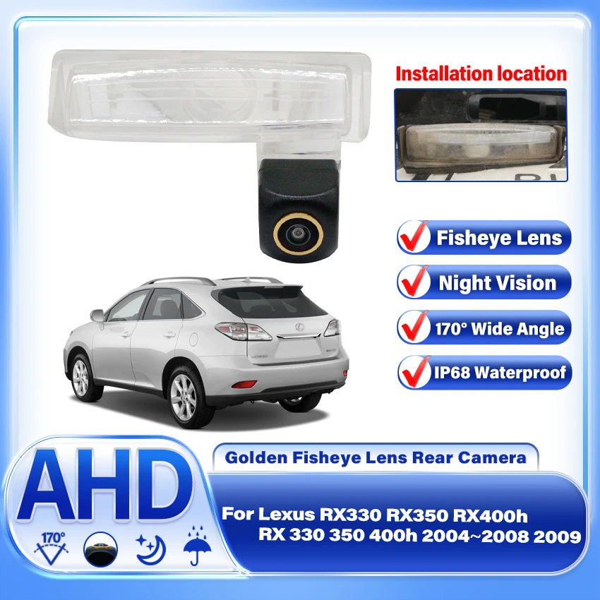 

Car Rear View Reverse For Lexus RX330 RX350 RX400h RX 330 350 400h 2004~2009 AHD CCD Night Vision Backup Camera Waterproof