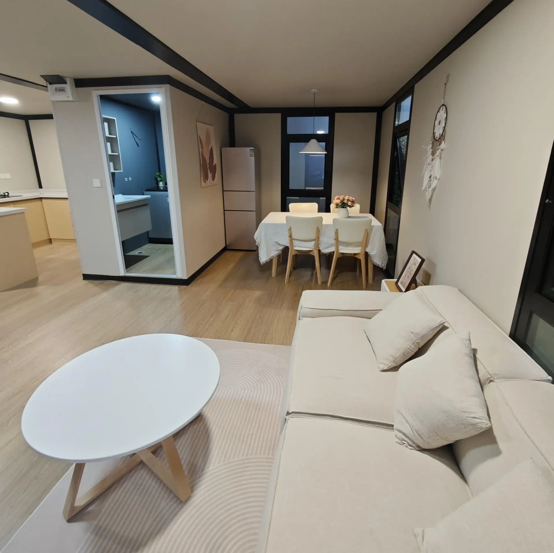 40ft Container House 3 Bedrooms Office Container 20ft 3 Bedrooms Foldable House Mobile, Can Be Used Outdoors Easy To Install