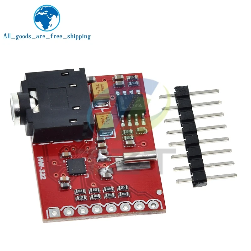 TZT Si4703 RDS FM Radio Tuner Evaluation Breakout Module For Arduino AVR PIC ARM Radio Data Service Filtering Carrier Module