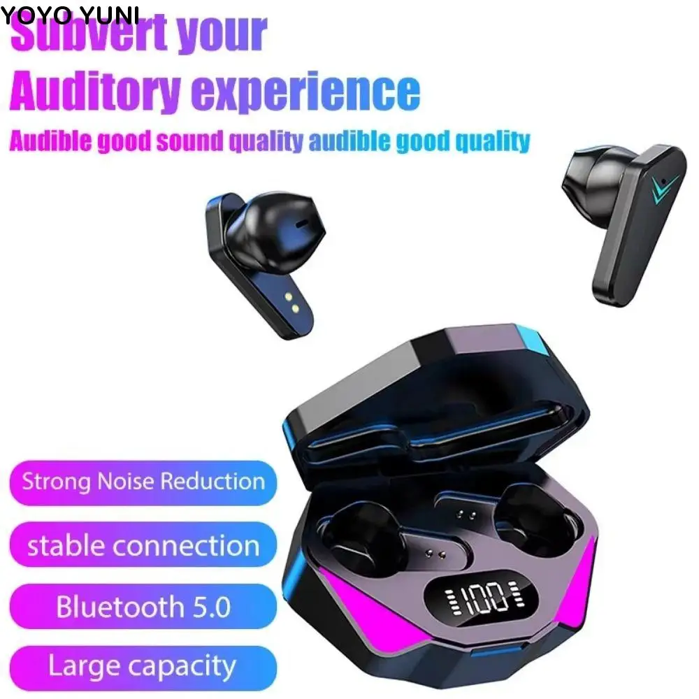 

X15 Wireless Earbuds with Charging Case Bluetooth V5.0 TWS Wireless Headphones Lightweight Touch Control Cordless Earbud Gaming