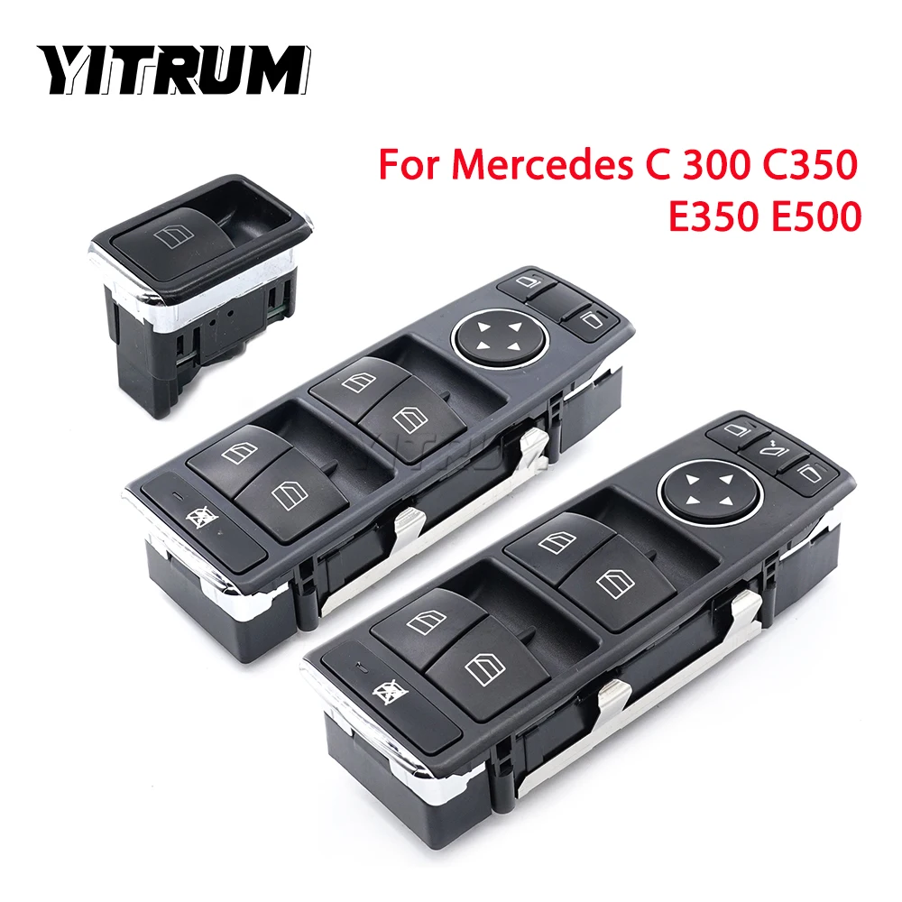 

YITRUM A2049055302 A2049055402 A2049058102 Window Lifter Switch Button For Mercedes W212 S212 C250 C300 C350 C63 E350 E550 250