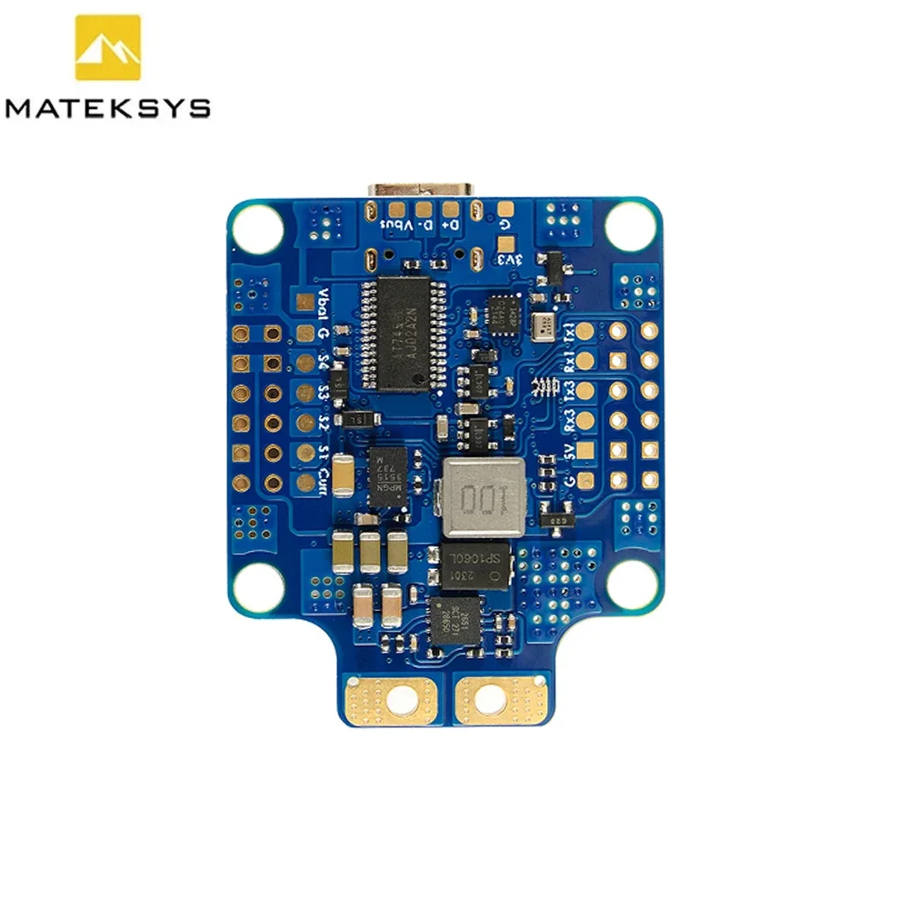 Matek MATEKSYS F405-TE Flight Controller Baro OSD MicroSD Blackbox Dual BEC 220A Current Senor 3-8S PDB 30X30mm for FPV Drones